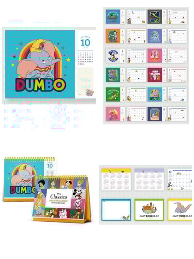 韓國大創 X 迪士尼聯名 2023年桌上型月曆8