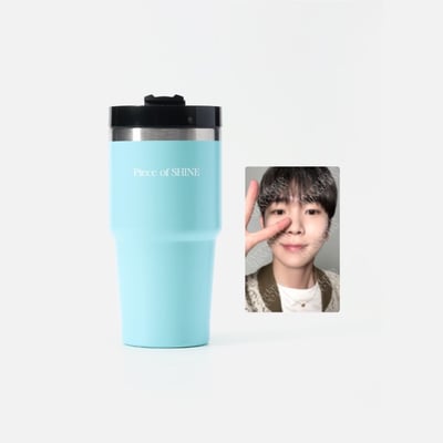 SHINee 2023 FANMEETING 'Piece of SHINE' 官方周邊 保溫瓶+寫真小卡套組1