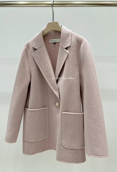 冬季新款 100%純手工羊毛 氣質西裝外套3