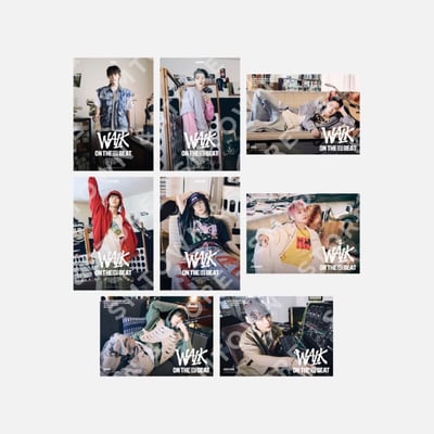 NCT 127 THE 6TH ALBUM  "WALK : ON THE BEAT" 官方周邊 A4海報1
