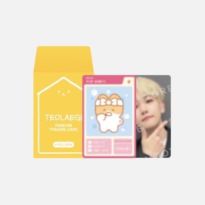 EXO BAEKHYUN 伯賢 官方周邊 TEOLAEGI  RANDOM TRADING CARD SET A Ver.1