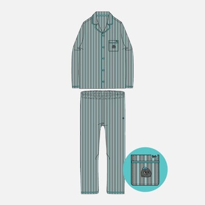 aespa X SPAO 聯名款 長袖薄睡衣3