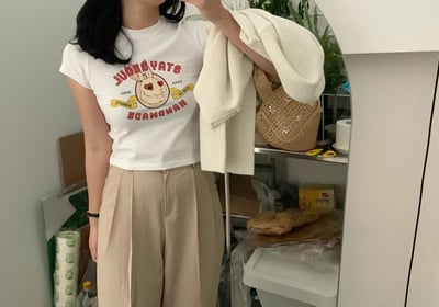 春裝新款 短版Rabbit Seoul T恤4