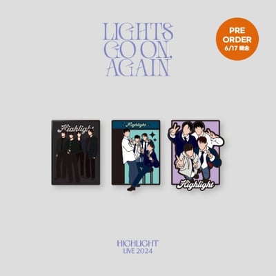 Highlight LIVE 2024 官方周邊 金屬造型徽章1