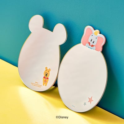 韓國大創 X 迪士尼聯名 小熊維尼/小飛象 造型鏡子1