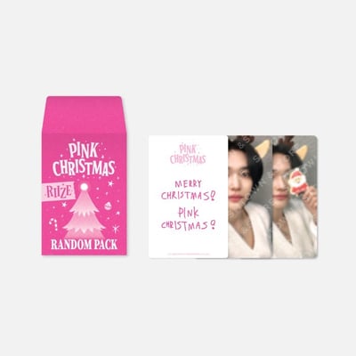 SM TOWN 2023 PINK CHRISTMAS 官方周邊 隨機小卡套組15