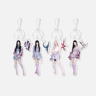 aespa WEEK Armageddon:The Mystery Circle 官方周邊 壓克力鑰匙圈吊飾1