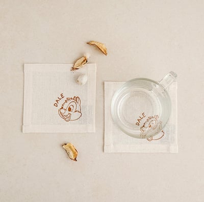 韓國大創 X 迪士尼聯名 奇奇蒂蒂家族 廚房用品 棉杯墊3