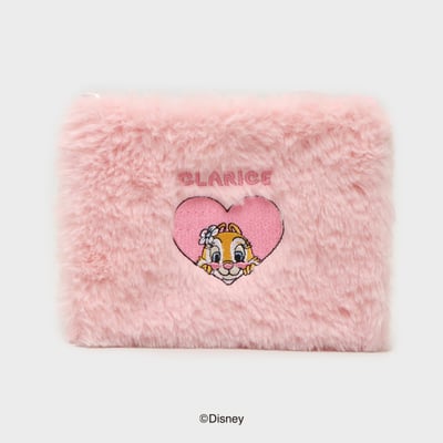 韓國大創 X 迪士尼聯名 奇奇蒂蒂家族 絨毛化妝包收納袋/零錢收納包7
