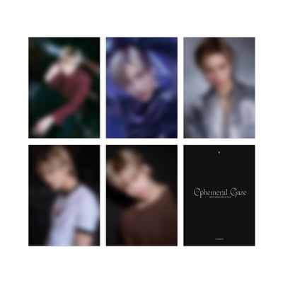 SHINee Taemin 泰民 2024世巡 官方周邊 迷你海報套組1