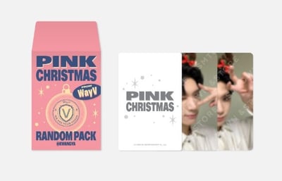 SMTOWN PHOTO CARD RANDOM PACK - 2022 PINK CHRISTMAS12