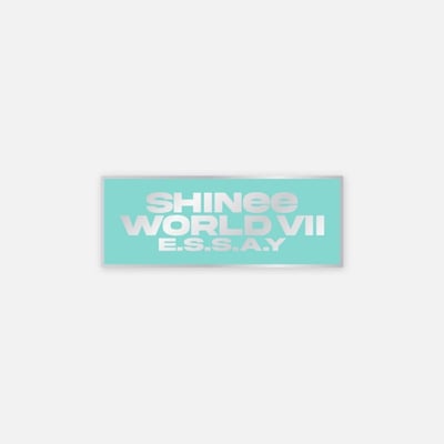 SHINee WORLD Ⅶ "E.S.S.A.Y" 官方周邊 造型徽章(LOGO VER.)1