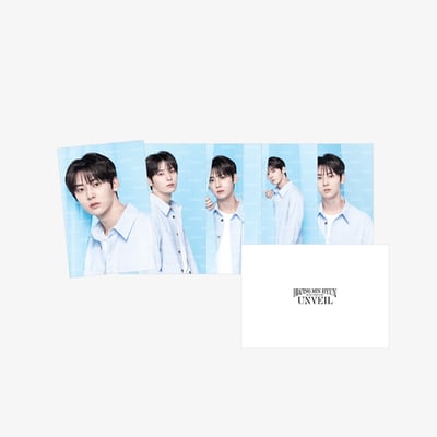 Hwang Min hyun 黃旼炫 2023 首爾迷你演唱會 "UNVEIL" 官方周邊 明信片套組1