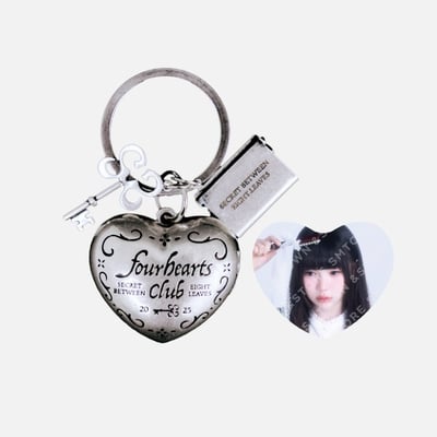 Hearts2Hearts "Four Hearts Club" 官方周邊 新型鑰匙圈吊飾套組1