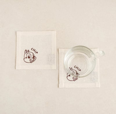 韓國大創 X 迪士尼聯名 奇奇蒂蒂家族 廚房用品 棉杯墊2