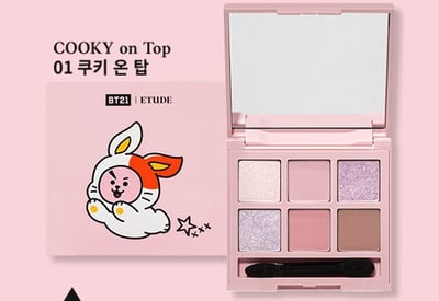 ETUDE HOUSE X BT21 2023年新年特別版 6色眼影盤2