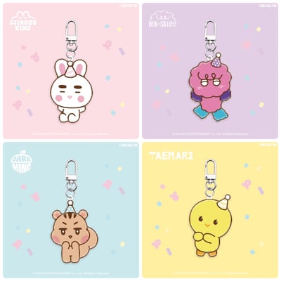 SHINee 可愛Q版造型 EZL交通卡鑰匙吊飾組1