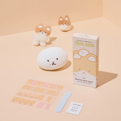 EXO BAEKHYUN 伯賢 官方周邊 TEOLAEGI X AMORE 聯名款 凝膠美甲貼1