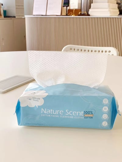 Nature Scent 全棉洗脸巾1