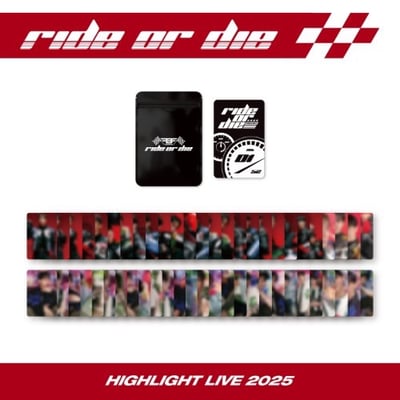 HIGHLIGHT LIVE 2025 "RIDE OR DIE" 官方周邊 寫真小卡套組1
