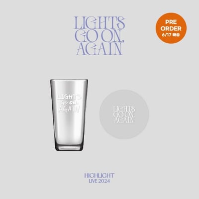 Highlight LIVE 2024 官方周邊 玻璃杯套組1