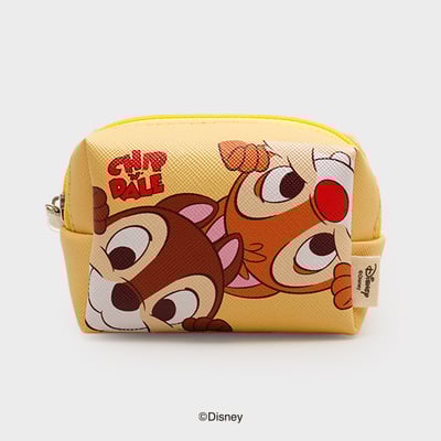 韓國大創 X 迪士尼聯名 奇奇蒂蒂家族 絨毛化妝包收納袋/零錢收納包12