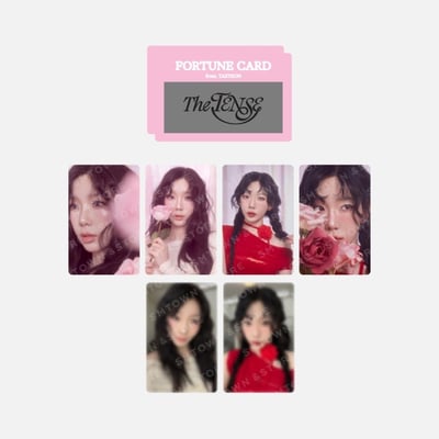 GIRLS' GENERATION 少女時代 Taeyeon 太妍 2025 CONCERT "The TENSE" 官方週邊 幸運刮刮卡套組1