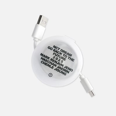 NCT DREAM 快閃店 "TIME RIDERS" 官方周邊 伸縮充電線1