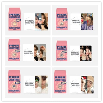 SMTOWN PHOTO CARD RANDOM PACK - 2022 PINK CHRISTMAS2
