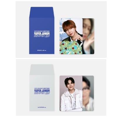SUPER JUNIOR 2025年年曆 官方周邊 隨機小卡套組1