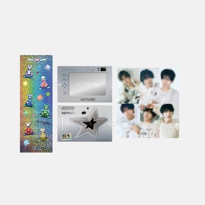 NCT WISH "Steady" 官方周邊 寫真小卡夾+裝飾貼紙套組1