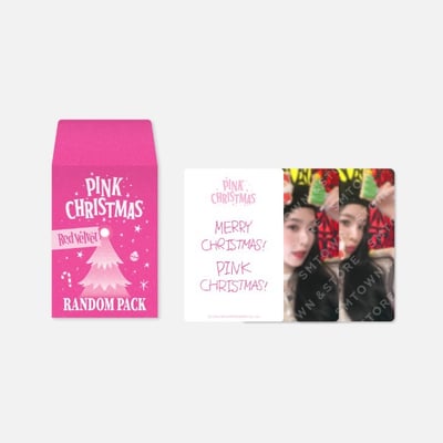SM TOWN 2023 PINK CHRISTMAS 官方周邊 隨機小卡套組10