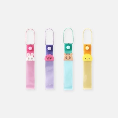 SHINee WORLD Ⅶ "E.S.S.A.Y" 官方周邊 彩帶收納鑰匙圈吊飾1