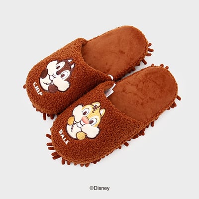韓國大創 X 迪士尼聯名 奇奇蒂蒂家族 居家室內拖鞋/除塵拖鞋4