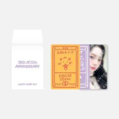 aespa 3週年 官方周邊 幸運卡1