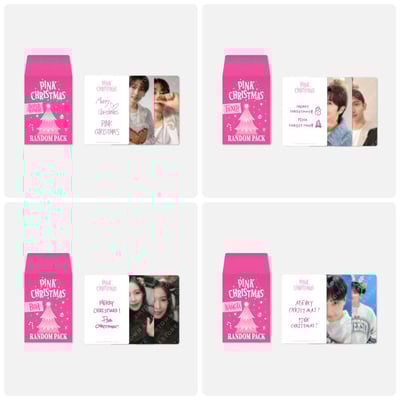 SM TOWN 2023 PINK CHRISTMAS 官方周邊 隨機小卡套組2