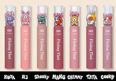 ETUDE HOUSE X BT21 2023年新年特別版 唇釉2