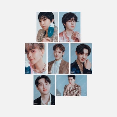 EXO 正規7輯 回歸 EXOcial Club Cream Soda 官方周邊 A4寫真照套組2