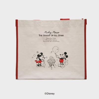 韓國大創 X 迪士尼聯名 米奇家族 環保手提購物袋1