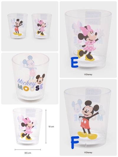 韓國大創 X 迪士尼聯名 米奇家族 塑膠水杯、水瓶、水壺4