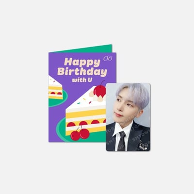 Super Junior Ryeowook 厲旭 2023年生日周邊 生日賀卡1
