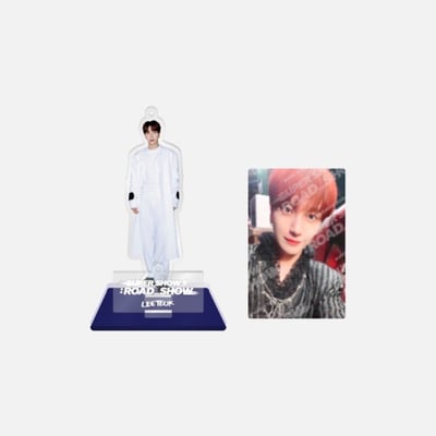 SUPER JUNIOR SUPER SHOW 9  安可場周邊 壓克力人形立牌吊飾寫真卡套組1