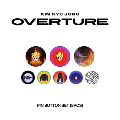 FIVE O ONE 金奎鐘 "OVERTURE" 官方周邊 別針徽章1