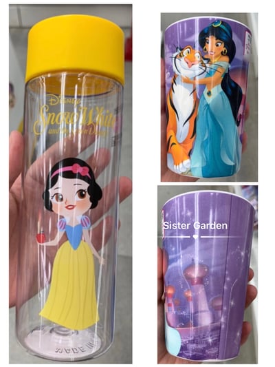 韓國大創 X 迪士尼聯名 公主系列 水瓶/環保瓶1