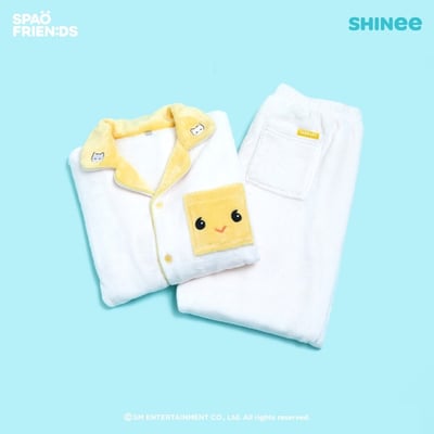 SHINee X SPAO 聯名款 長袖珊瑚絨睡衣3