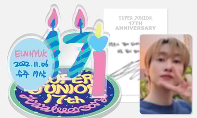 Super Junior 17週年紀念 官方紀念週邊 壓克力立牌&AR語音卡組7