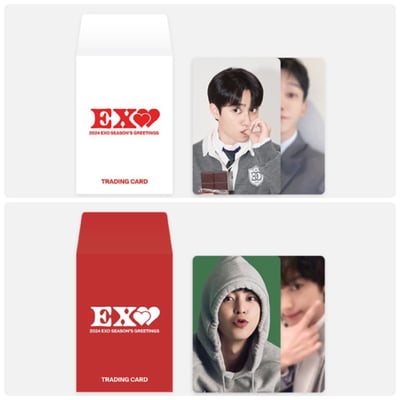 EXO 2024年年曆 官方周邊 隨機小卡套組1