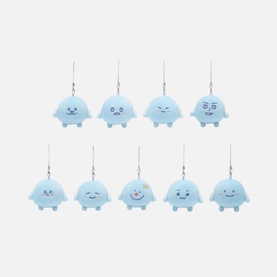 SUPER JUNIOR 19週年 官方周邊 迷你娃娃鑰匙圈吊飾1