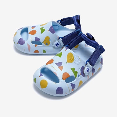 New Balance 韓國限定款 胖胖涼拖鞋 童鞋7