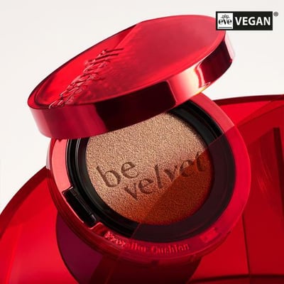 Espoir 絲絨紅殼氣墊粉餅1